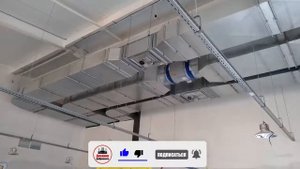 Монтаж Вентиляционного Оборудования и Воздуховодов в Столовой Для Небоскреба "Ахмат Тауэр"