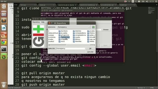 Tutorial de github(2014) con ubuntu 14.04 смотреть онлайн