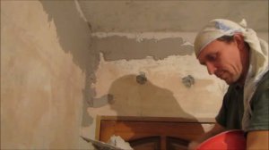 Как накидывать раствор набрать толщину  для выравнивания стен