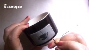 ПРОСТОЙ ДЕКОР ЧАШКИ для кофе полимерной глиной / Декор для кофе CUPS из полимерной глины