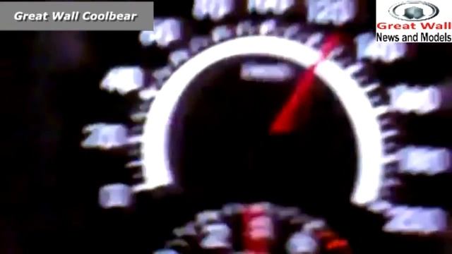 Great Wall Coolbear вид из салона на скорости 200км смотреть онлайн