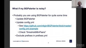 BGPalerter: BGP and RPKI monitoring - Massimo Candela, NTT | INNOG3