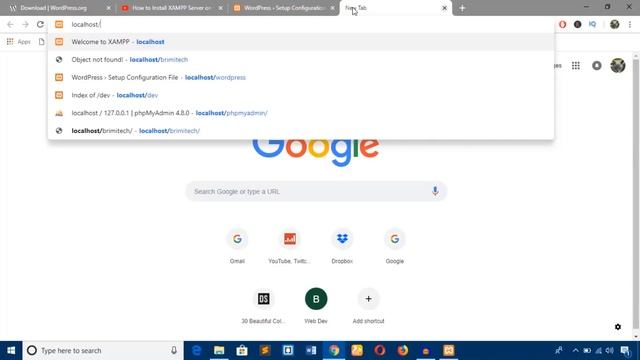 XAMPP - How to Install WordPress on Localhost Using Xampp Server Windows 10