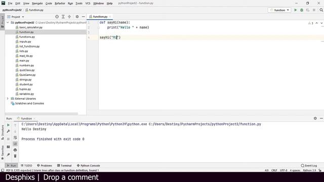 How To Use Functions In Python (Python Tutorial day 11)