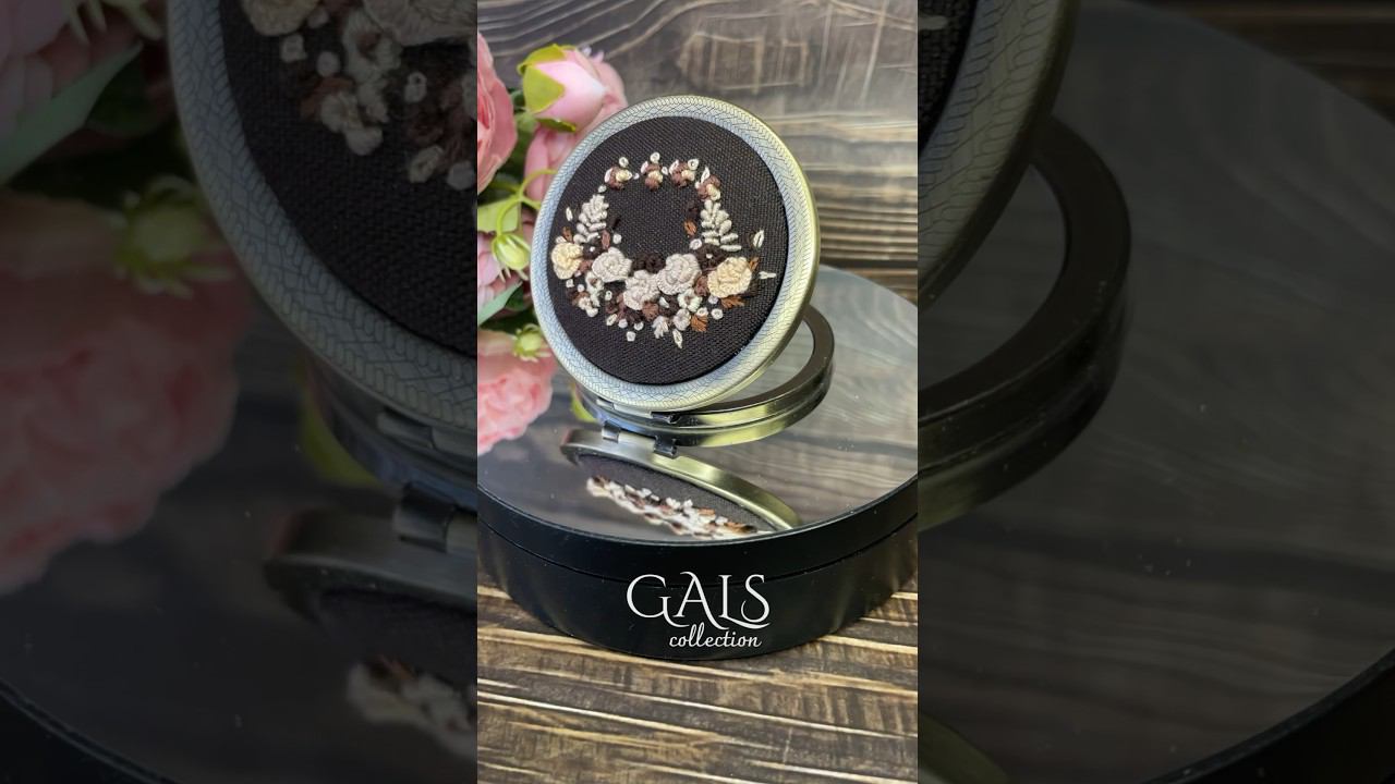 АВТОРСКАЯ РАБОТА. ЗЕРКАЛЬЦЕ С ВЫШИВКОЙ. #вышивка #идеидляподарка #рукоделие #gals-collection смотреть онлайн