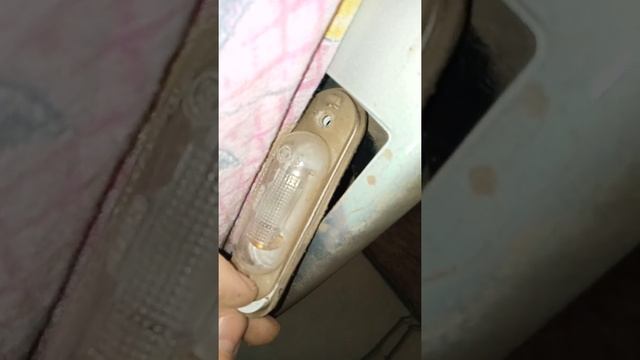 Замена лампочки подсветки номера на Датсун, Гранта, Калина