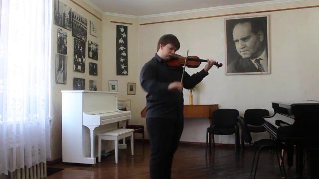 Максим Синицкий (скрипка). Георг-Филипп Телеман. Фантазия для скрипки соло №1, Си бемоль мажор. смотреть онлайн