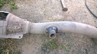 2 Часть! Ремонт катализатора и установка обманки лямбда ! смотреть онлайн