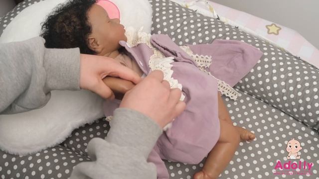 Morning Routine Daily Care * Outfit Changing | ❤️ My Little Reborn Baby Elena ❤️ смотреть онлайн