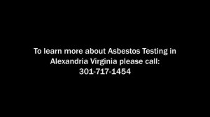 Do All old houses have asbestos (Asbestos Testing Alexandria Virginia)