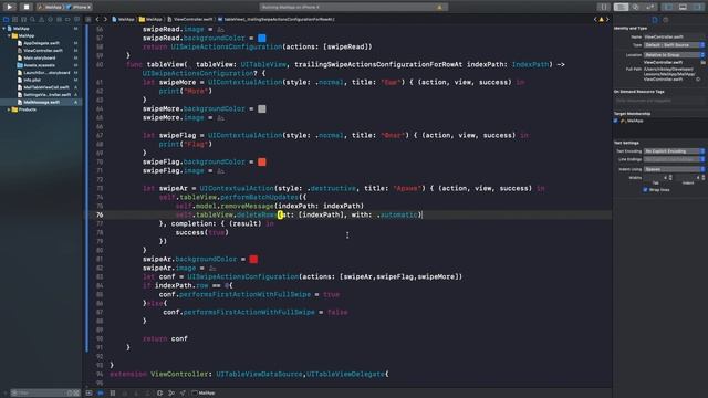 Swift 4 UITableView Update Cells - Уроки Swift смотреть онлайн