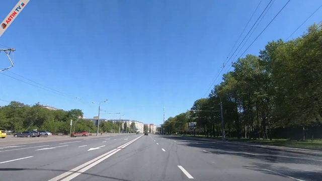 Москва. Столица. Поездка по городу на машине.