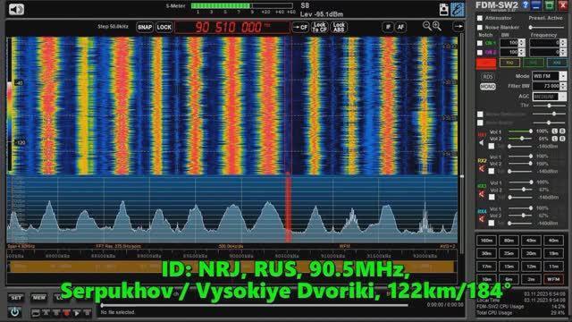 03.11.2023 06:53UTC, [semilocal], NRJ, Серпухов, 90.5МГц, 122км