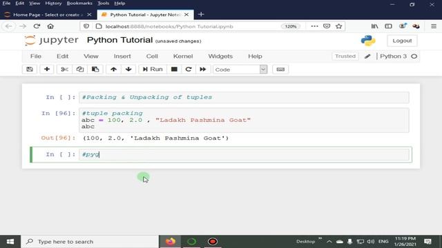 Packing & Unpacking Of Python Tuples | Python 4 You | Lecture 124