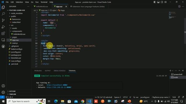 File structure of Vue JS Project | Vue 3 Tutorial 2023 (Urdu/Hindi)