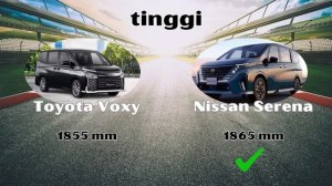 Toyota Voxy VS Nissan Serena