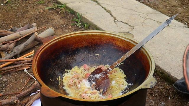 САМСЫ С ЗЕЛЕНЬЮ НА ПРИРОДЕ | ЧЫРЫШ | ШИРЯШ
