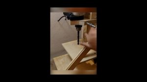 Сверлильная стойка для дрели из дерева