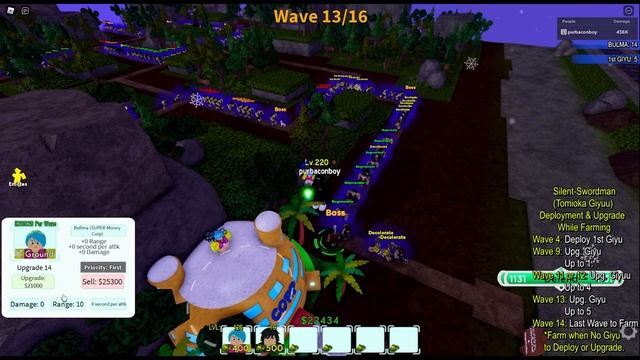 Level 79 Tomioka Giyu Beating Challenge 1 | 2 Units Showcase | Roblox All Star Tower Defense смотреть онлайн