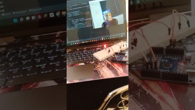 Face Tracking using Arduino RGB LEDs with Python