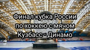 Финал Кубка России по хоккею с мячом. Кузбасс - Динамо