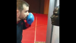 Макивара настенная голова #boxing #mma #boxplus #макивараголова