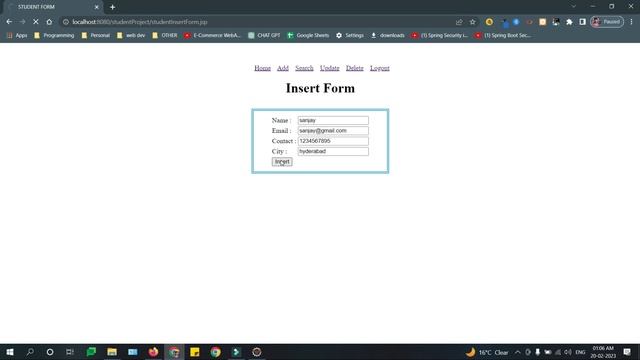 StudentLogin | JSP, Servlet, MySql, Core java смотреть онлайн