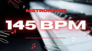 145 BPM - 1 Hour Metronome