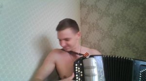 Дикое исполнение "На слух" Фантазер на баяне