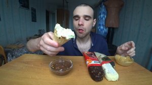 МУКБАНГ АСМР МОРОЖЕНОЕ РАЗНЫЕ ВКУСЫ / CHOCOLATE / ICE CREAM / ДЕСЕРТ / EATING ASMR Mukbang #561