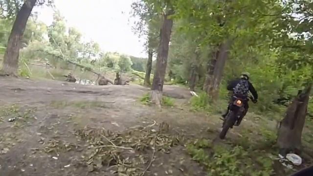 Покатухи на эндуро вдоль реки Обь Новосибирск 720x540 смотреть онлайн