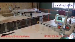 Запущены еще две полуавтоматические швейные машины Juita K8 150110 в мебельное производстве.