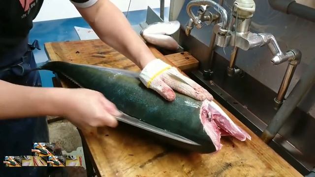 Приготовление Сашими Из Свежей Рыбы Японским Шеф -Поваром. смотреть онлайн