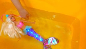 Барби Сверкающая русалочка для Аурики от Деда Мороза Barbie Sparkling mermaid for Aurica from Santa