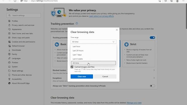 Clear Edge Browser History, Cookies & Cache смотреть онлайн