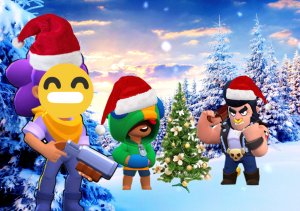 бравлеры тоже празднуют Новый год? ~ brawl Stars~