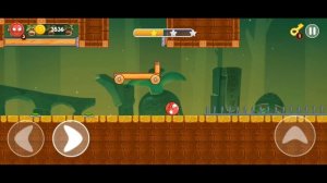 Angry Ball САМЫЙ СЛОЖНЫЙ уровень 27 приключения красного шарика в джунглях прохождение игры