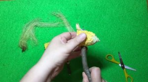 Лошадка из кукурузы