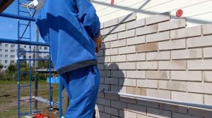 кладка клинкер на фасад. кладкай кленкер дар фасад.