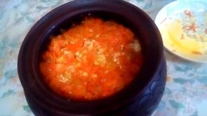 гороховый суп в горшке  в духовке