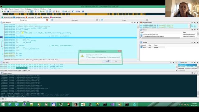Reverse Engineering - Unpacking UPX manually with IDA Pro and Scylla смотреть онлайн