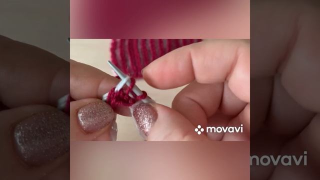 Двухцветная Английская резинка спицами 18-01-2024