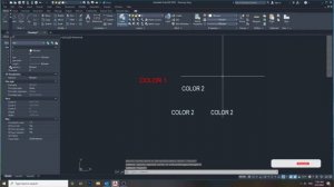 Change Multiple Text Color In AutoCAD
