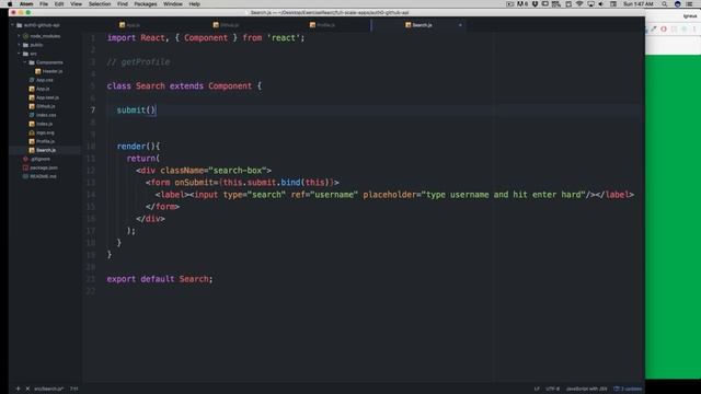 053 Handling search from github смотреть онлайн