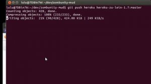 Zombunity-MUD: Heroku Tutorial using Ubuntu, Leiningen and Git