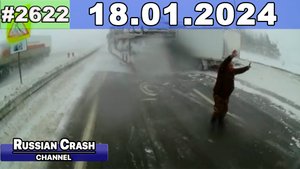 ДТП. Подборка на видеорегистратор за 18.01.2024 Январь 2024