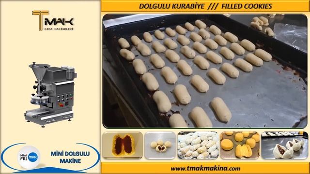 Dolgulu Kurabiye Makinesi - Encrusting Machine (Mini FillMAK) смотреть онлайн