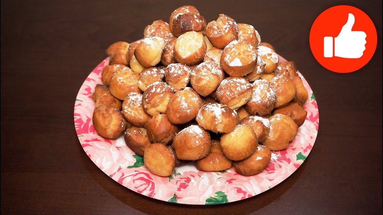 Пончики со сгущенкой
