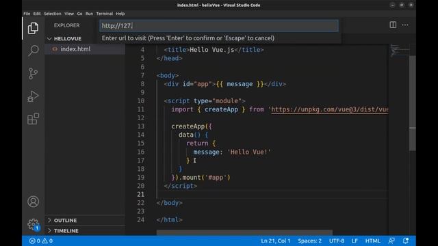 Create Your first Vue.js app without NPM