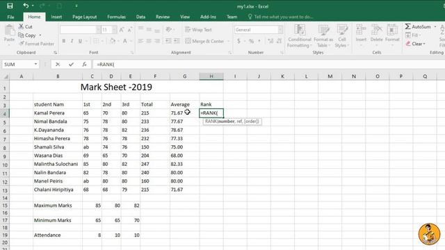 Microsoft Excel For Beginners In Sinhala Part02  | Excel සිංහලෙන් ඉගෙන ගනිමු